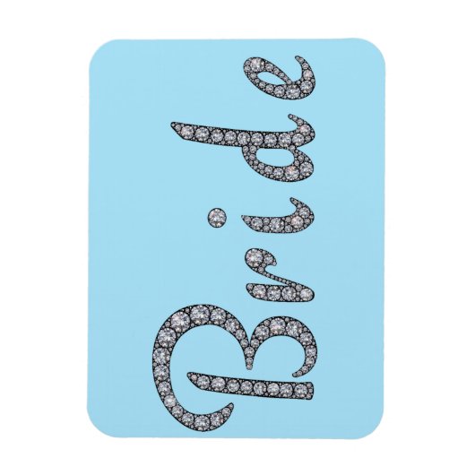 Bruid bling magneet (Verticaal)