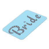 Bruid bling magneet (Linkerzijde)