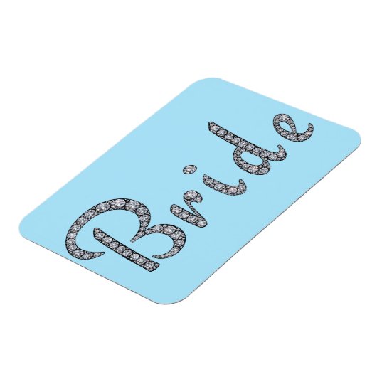 Bruid bling magneet (Linkerzijde)