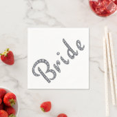 Bruid bling papier servet (Insitu)