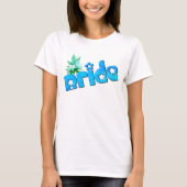 Bruid Bloem Boeket Schattige Huwelijksfeest T-shirt (Voorkant)
