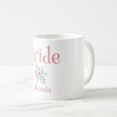 Bruid Boeket van Bloemen Koffiemok (Voorkant rechts)