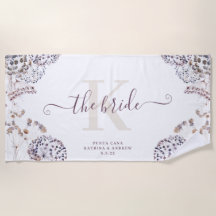 Bruid Boho Strandhanddoek