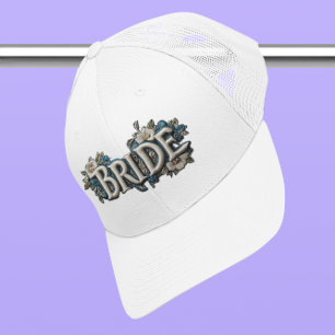 Bruid Borduurwerk Kunstbloem Patch Trucker Pet
