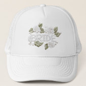 Bruid Borduurwerk Nepparel Bloemen Patch Trucker Pet (Voorkant)