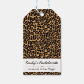Bruid Boujee Trendy Luipaardprint  Cadeaulabel (Voorkant)