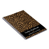 Bruid Boujee Trendy Luipaardprint Notitieboek (Rechterzijde)