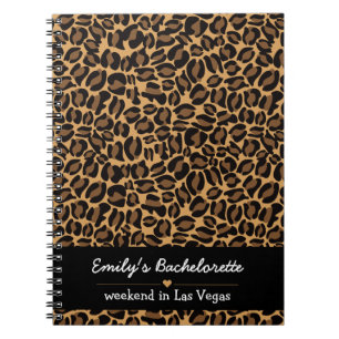 Bruid Boujee Trendy Luipaardprint Notitieboek