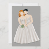 Bruid & Bruid Save The Date (Voorkant)