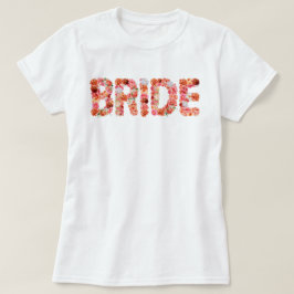 Bruid Bruid Verloving Feest Bruiloft Jubileumfeest T-shirt