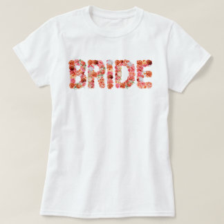 Bruid Bruid Verloving Feest Bruiloft Jubileumfeest T-shirt