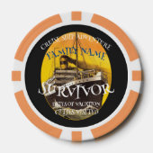 Bruid Bruidegom 2024 Bachelor Bachelorette Feest Poker Chips (Voorkant)