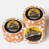 Bruid Bruidegom 2024 Bachelor Bachelorette Feest Poker Chips (Opstapeling)