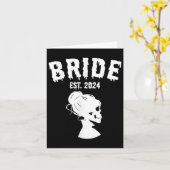 Bruid Bruidegom 2024 Skelet koppels matching bruil Kaart (Gele Bloem)