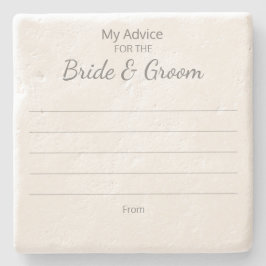 Bruid & Bruidegom Advies Onderzetters