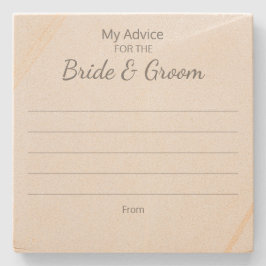 Bruid & Bruidegom Advies Onderzetters