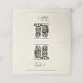 Bruid & Bruidegom Aloha Ananas Tiki Trouwstoelinde Plaatskaartje (Buitenkant ongevouwen)