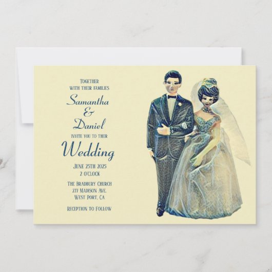  bruid bruidegom bruiloft kaart (Voorkant)