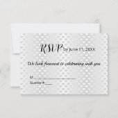 Bruid & bruidegom bruiloft RSVP Kaart (Achterkant)