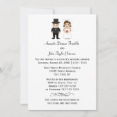 Bruid & bruidegom - Couple's Shower Uitnodiging (Voorkant)