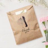 Bruid & Bruidegom Dans Bedankt tas Bedankzakje (Gezegeld)