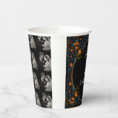 Bruid & bruidegom delicaat klassiek ontwerp papieren bekers (Links)