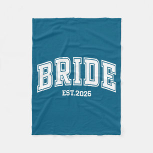 Bruid bruidegom est 2026 retro gehuwde koppels tro fleece deken