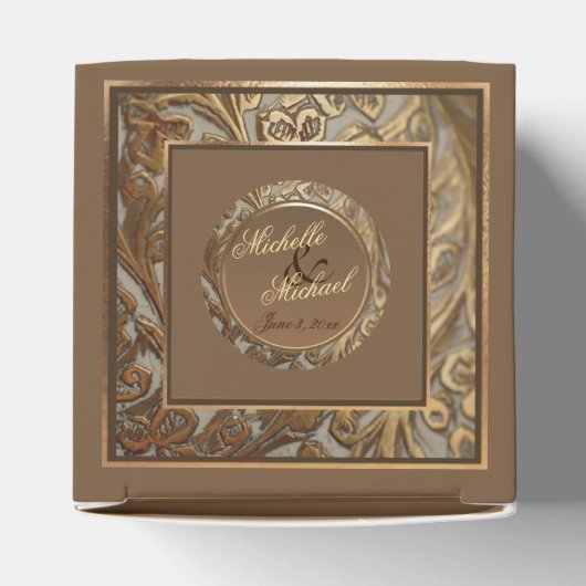 Bruid & bruidegom Favor Box voor speciale bruiloft Bedankdoosjes (Bovenkant)