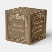 Bruid & bruidegom Favor Box voor speciale bruiloft Bedankdoosjes (Achterkant)