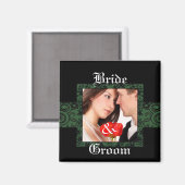 Bruid & Bruidegom Fotomagneet Magneet (Voorkant / Achterkant)