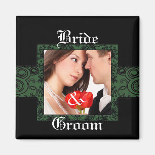 Bruid & Bruidegom Fotomagneet Magneet