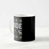 Bruid Bruidegom Getrouwd Verloofd Koppel Verschrik Koffiemok (Voorkant links)