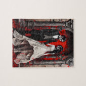 Bruid & bruidegom Gothics Legpuzzel (Horizontaal)