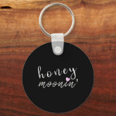 Bruid Bruidegom Honey Moonin Paren Huwelijk Grappi Sleutelhanger (Voorkant)