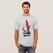 Bruid Bruidegom Honkbal & Slag Funny T-shirt (Voorkant volledig)
