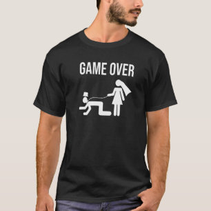 Bruid Bruidegom Huwelijk Bachelor Bachelorette Fee T-shirt