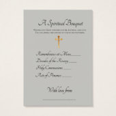 Bruid & bruidegom Huwelijk Spiritueel Boeket Heili Visitekaartje (Achterkant)