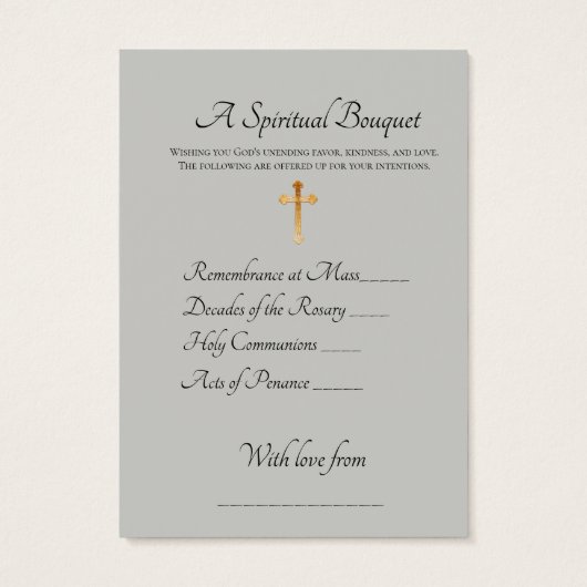 Bruid & bruidegom Huwelijk Spiritueel Boeket Heili Visitekaartje (Achterkant)