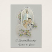 Bruid & bruidegom Huwelijk Spiritueel Boeket Heili Visitekaartje (Voorkant)