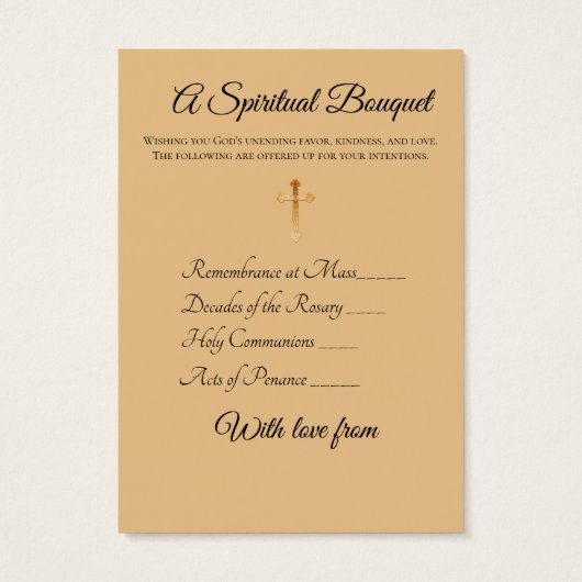 Bruid & bruidegom Huwelijk Spiritueel Boeket Heili Visitekaartje (Achterkant)