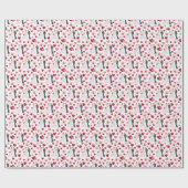 Bruid & Bruidegom Huwelijks Cadeau Inpakpapier (Vlak)