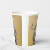 Bruid & bruidegom Huwelijkscadeaus Papieren Bekers (Rechts)