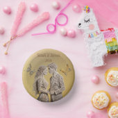 Bruid & bruidegom Huwelijkscadeaus Papieren Kommen (Feest)