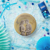 Bruid & bruidegom Huwelijkscadeaus Papieren Kommen (Feest)