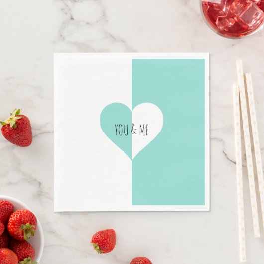 Bruid & bruidegom Jij & Ik Wedding Suite Party Servet (Insitu)