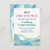 Bruid & Bruidegom Joodse bruiloft uitnodiging Part (Voorkant / Achterkant)