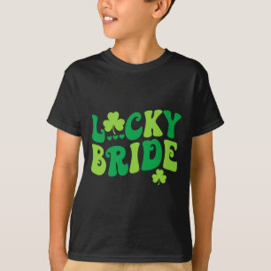 Bruid Bruidegom Koppels Bijpassende Trouw St Patr T-shirt
