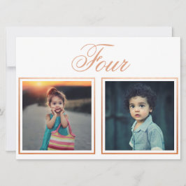 Bruid Bruidegom Leeftijd Elegant Roze Gouden Tafel Kaart