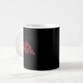 bruid bruidegom Mr. Mrs. Kerstmis bruiloft matchin Koffiemok (Voorkant links)