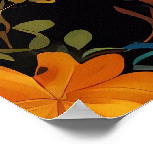 Bruid & bruidegom Royal Classic Poster (Hoek)